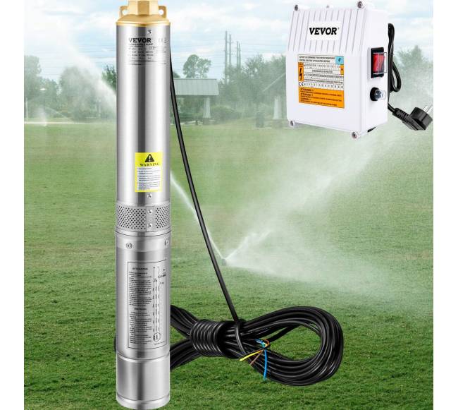 Giluminis vandens siurblys, 370W 230V, nerūdijantis plienas7