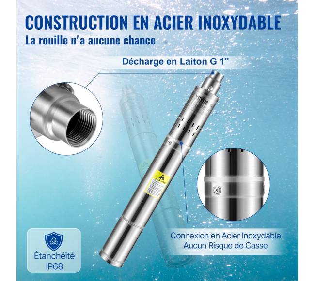 Giluminis nardomas siurblys 550W, 35 lmin, 108 m3