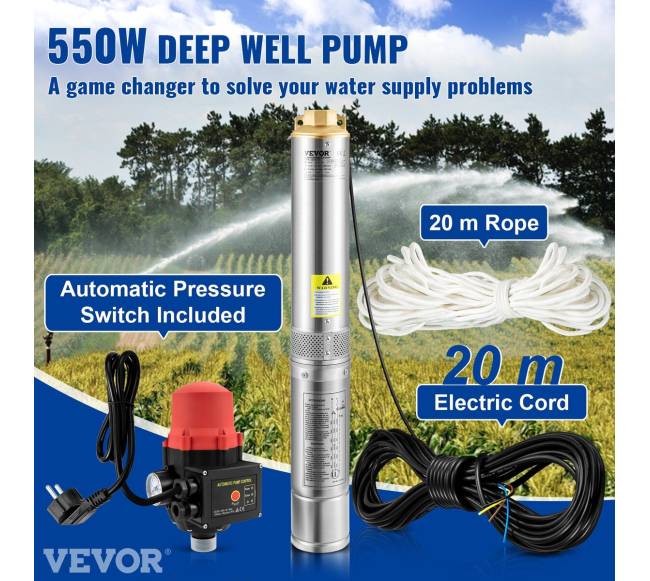 Giluminis vandens siurblys 550W 230V1