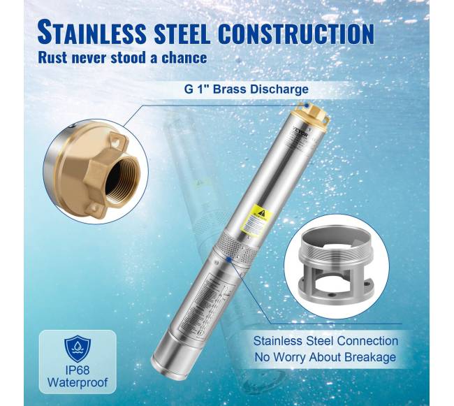 Giluminis vandens siurblys 550W 230V3