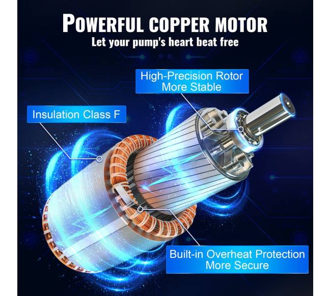 Giluminis vandens siurblys 550W 230V4