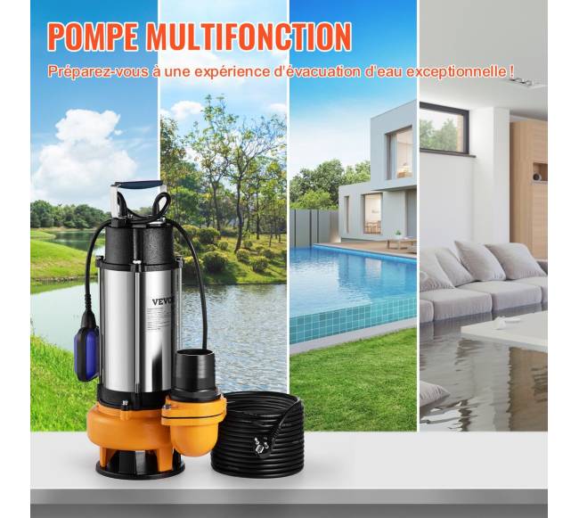 Panardinamas vandens siurblys 2200W su plūduriu1