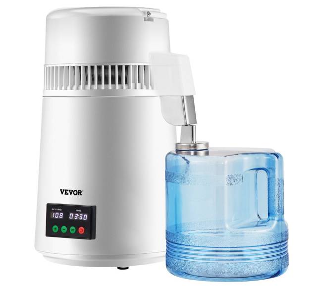 4 l vandens distiliatorius su laikmačiu ir temperatūros rodymu9