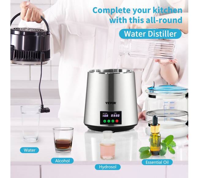 4 l vandens distiliatorius su laikmačiu ir temperatūros rodymu1