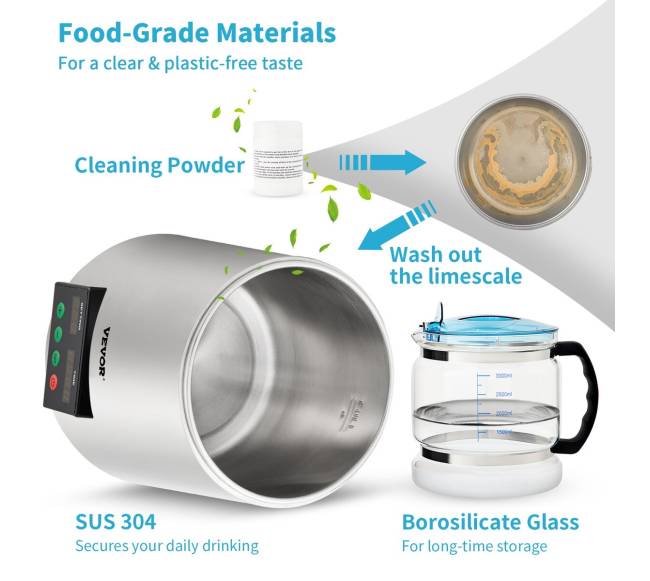 4 l vandens distiliatorius su laikmačiu ir temperatūros rodymu5