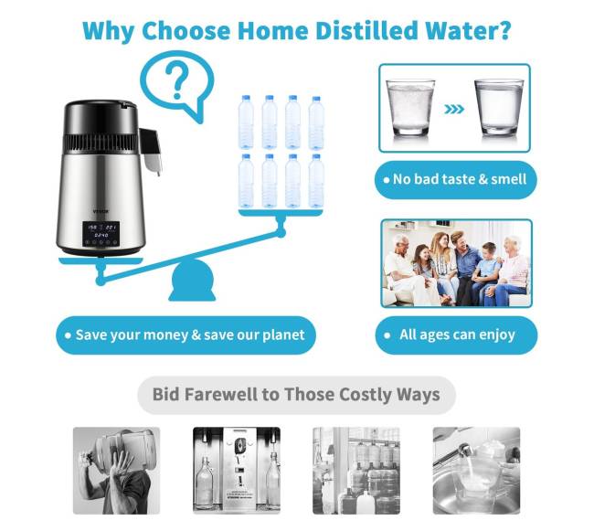 4 L vandens distiliatorius su laikmačiu4