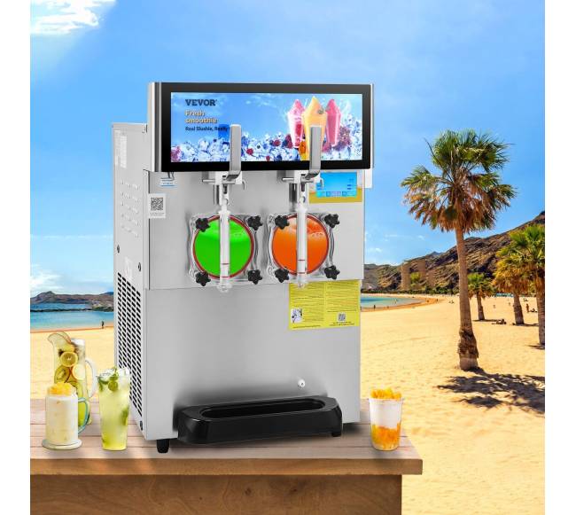 Dviejų dubenų šaldymo mašina gėrimams 8 L7