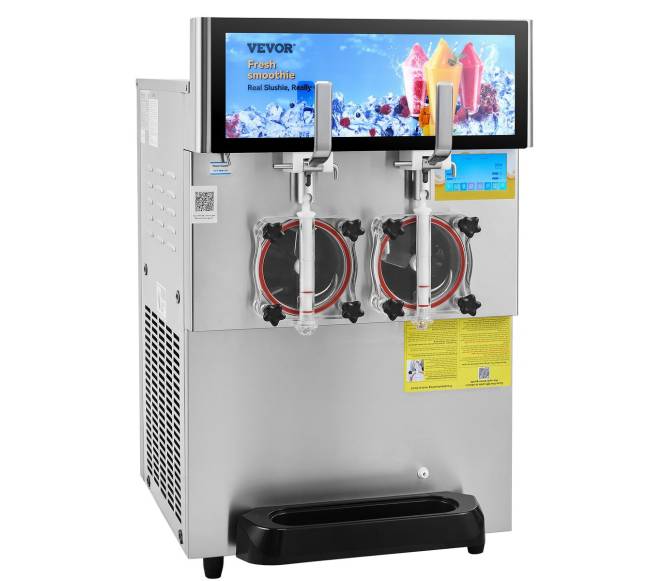 Dviejų dubenų šaldymo mašina gėrimams 8 L9