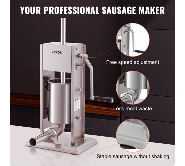 Rankinė dešrų kimštuvas, 3L talpa2