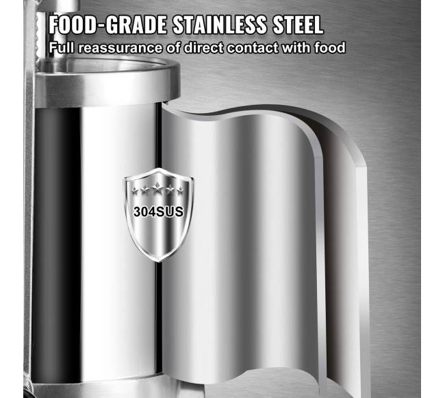 Dešrų kimštuvas, 1.5L talpa, 304 nerūdijantis plienas2