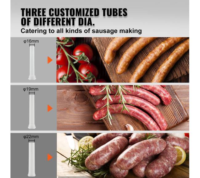 Dešrų kimštuvas, 1.5L talpa, 304 nerūdijantis plienas4