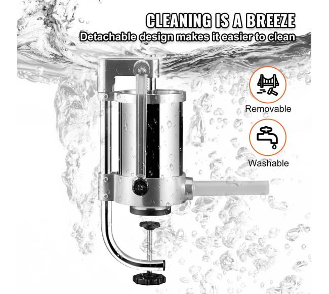 Dešrų kimštuvas, 1.5L talpa, 304 nerūdijantis plienas5