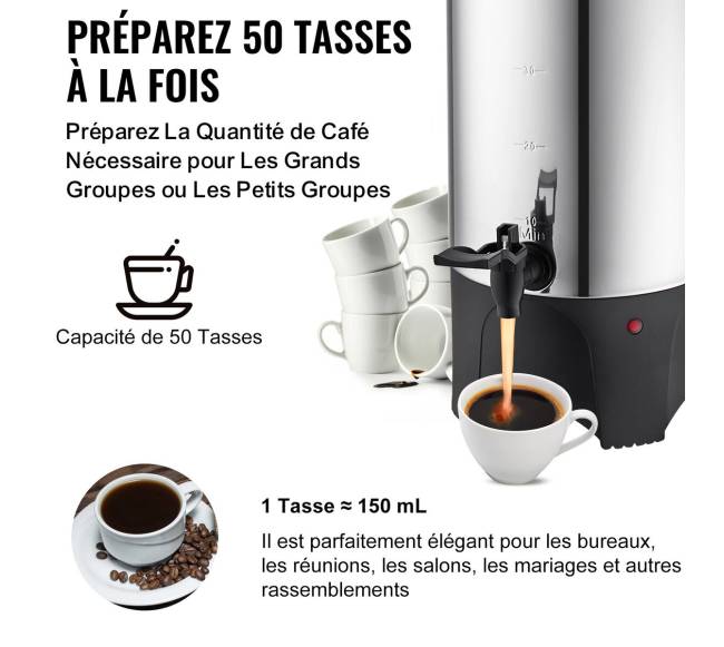 Komercinis kavos aparatas 50 puodelių talpos2