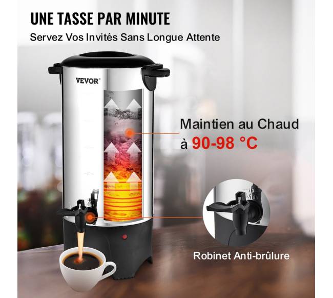 Komercinis kavos aparatas 50 puodelių talpos3