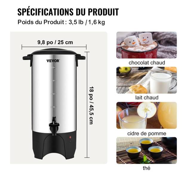 Komercinis kavos aparatas 50 puodelių talpos6