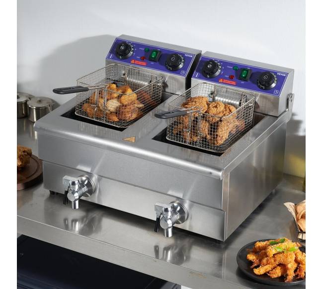 Elektrinė dviguba gruzdintuvė, 6000W7