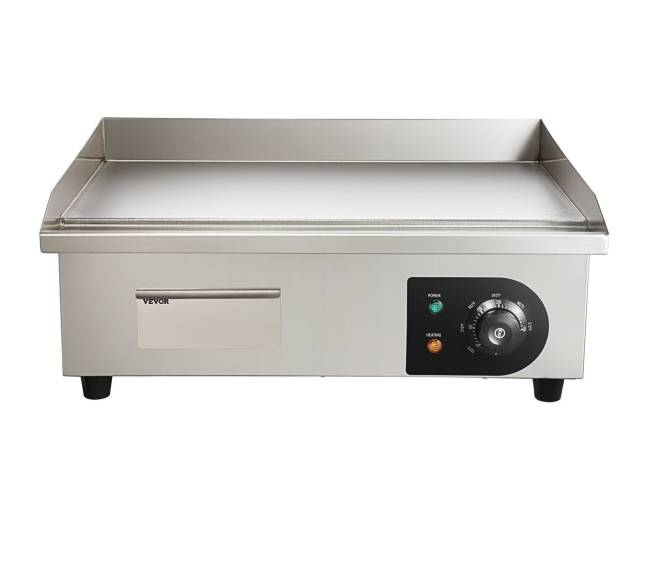 Elektrinis 3000W stalinis grilis su plokščia kaitlente9