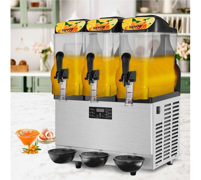 Trijų dubenų šaldytų gėrimų aparatas7