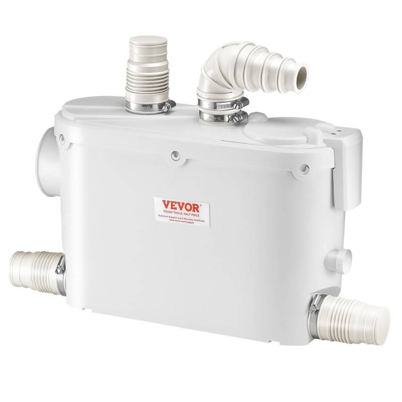 Macerator šliužo siurblys 500W su 3 įėjimais0