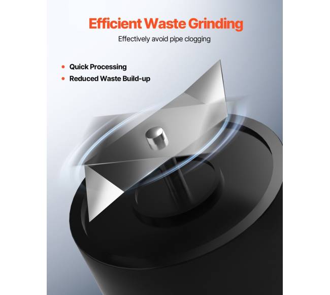 Macerator šliužo siurblys 500W su 3 įėjimais5