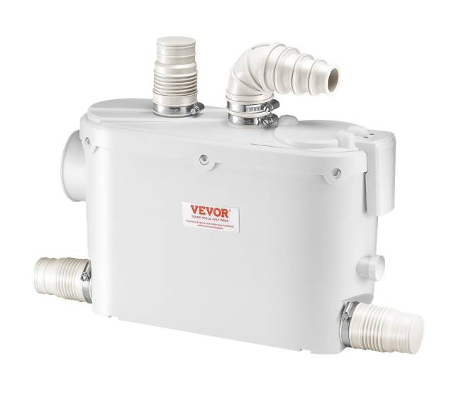 Macerator šliužo siurblys 500W su 3 įėjimais8