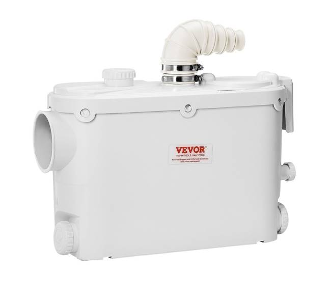 Macerator šliužo siurblys 500W su 3 įėjimais10