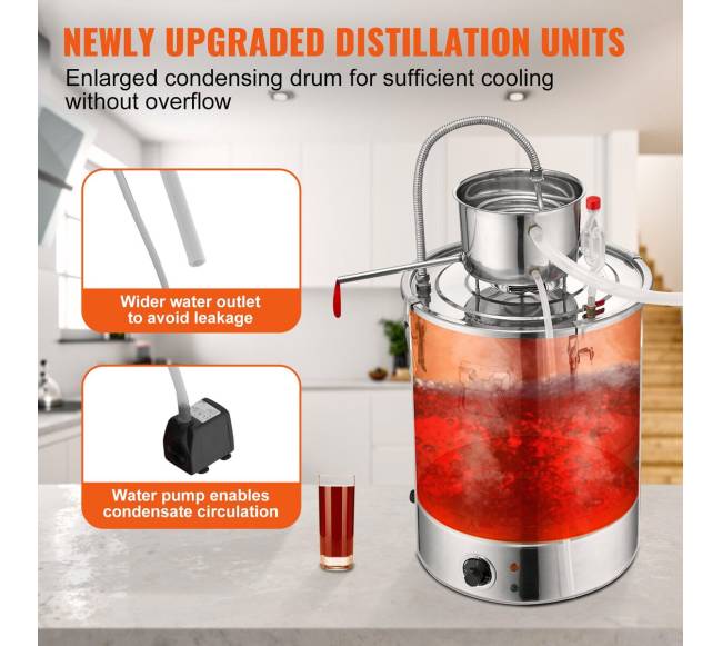 Vandens distiliatorius 34L su papildomu rezervuaru ir siurbliu3