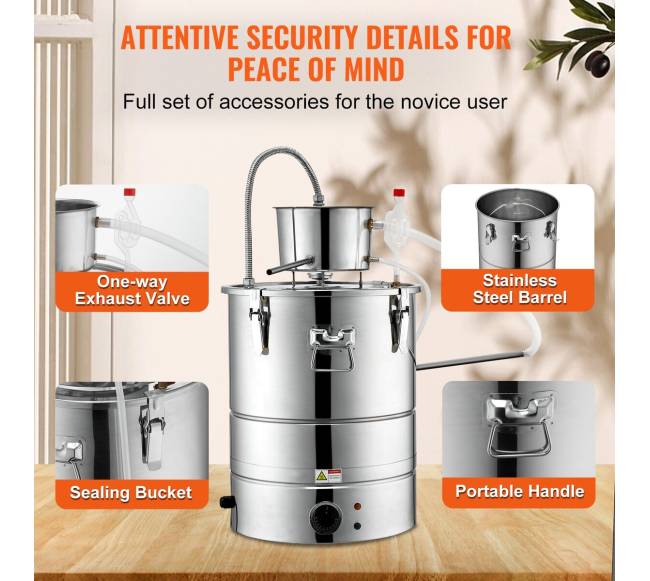 Vandens distiliatorius 34L su papildomu rezervuaru ir siurbliu4