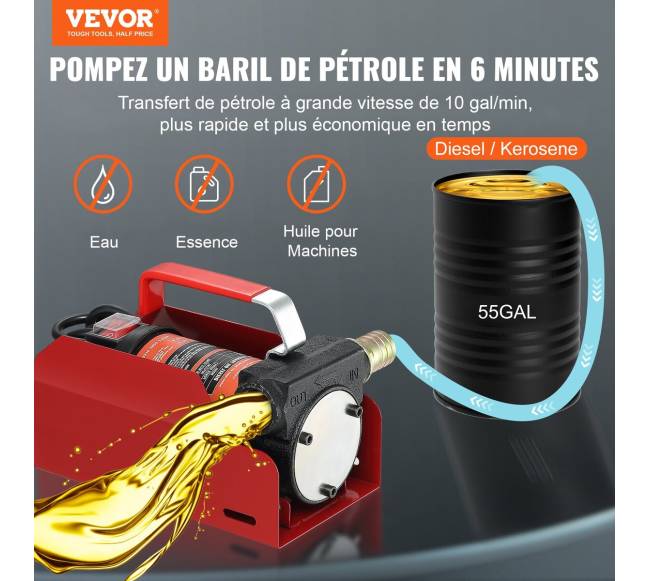 Dyzelinio kuro pernešimo siurblys 12V1