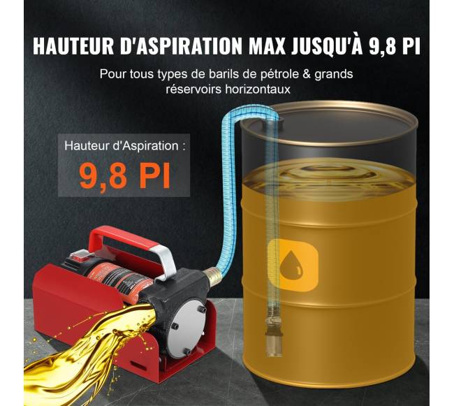 Dyzelinio kuro pernešimo siurblys 12V2