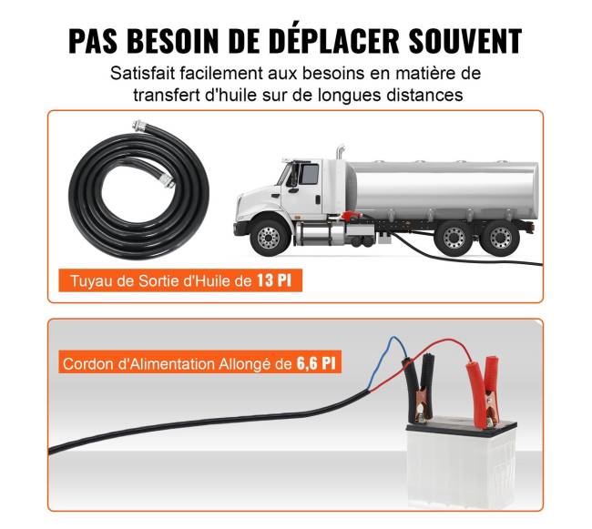 Dyzelinio kuro pernešimo siurblys 12V4