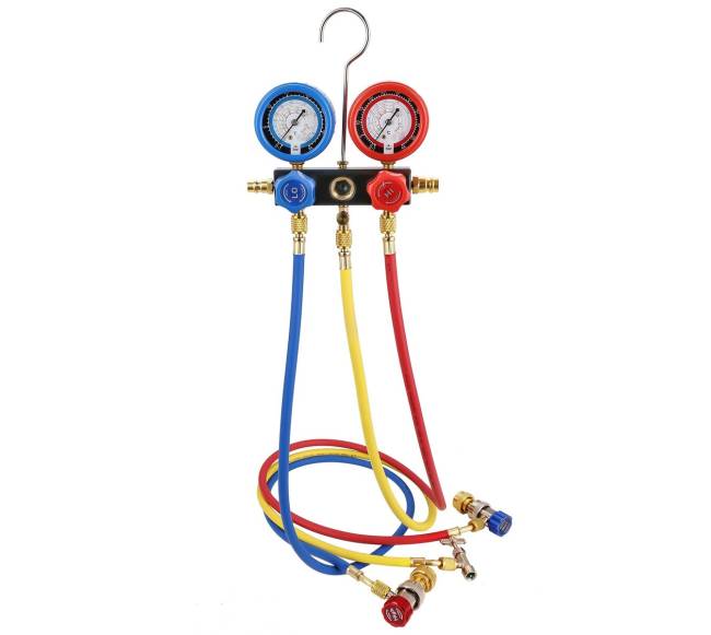Oro vakuuminis siurblys ir manometrų rinkinys10