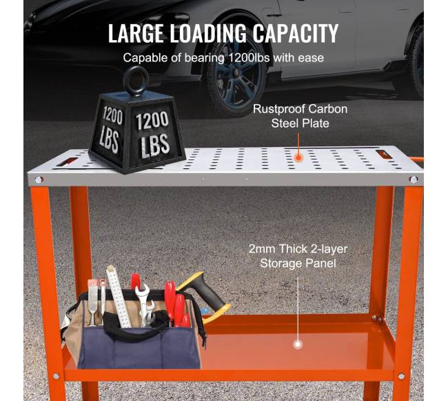 Plieno suvirinimo stalas ant ratukų2