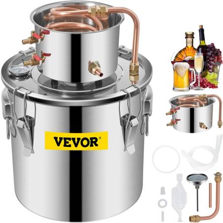 Vevor distiliavimo rinkinys 19L su vandens pompa0