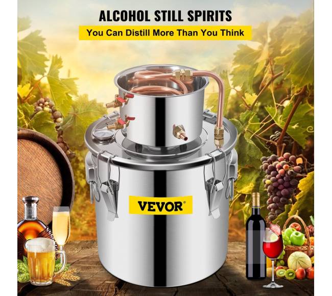 Vevor distiliavimo rinkinys 19L su vandens pompa1