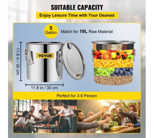 Vevor distiliavimo rinkinys 19L su vandens pompa2