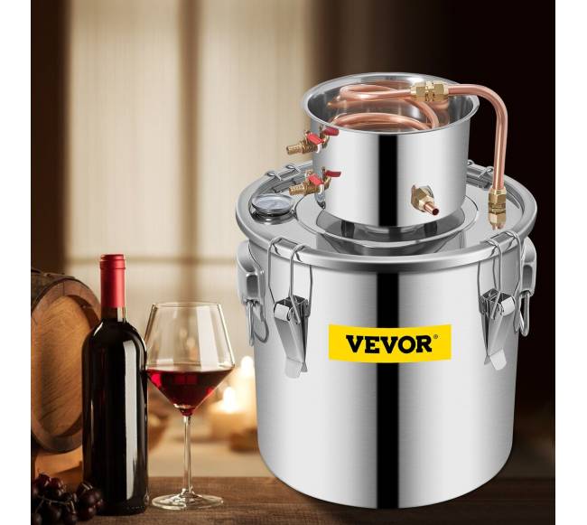 Vevor distiliavimo rinkinys su vandens pompa 36 ltr7