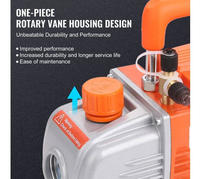 15 AG vienos pakopos vakuuminis siurblys, 3,5 CFM3