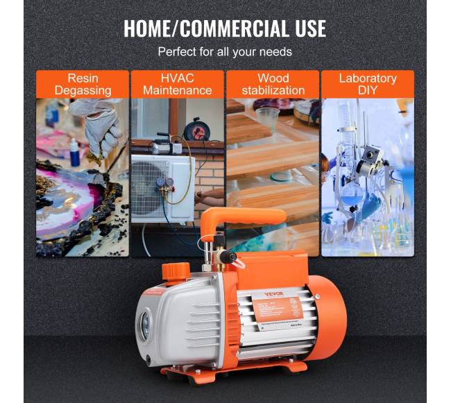 15 AG vienos pakopos vakuuminis siurblys, 3,5 CFM5