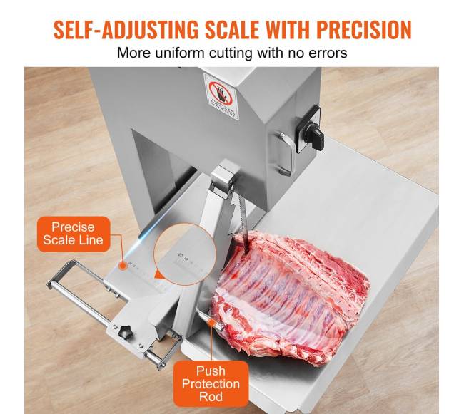 2200W elektrinis kaulų pjovimo įrenginys iš nerūdijančio plieno3