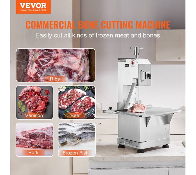 2200W elektrinė mėsos pjūklas iš nerūdijančio plieno1