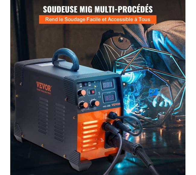 250 A MIG su TIG ir MMA suvirinimo aparatas1