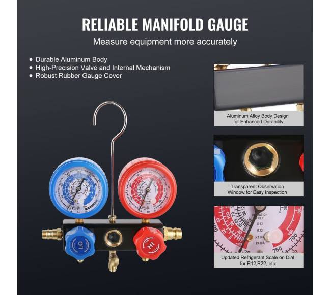 15 AG 3,5 CFM AC vakuuminis siurblys su matuokliais3