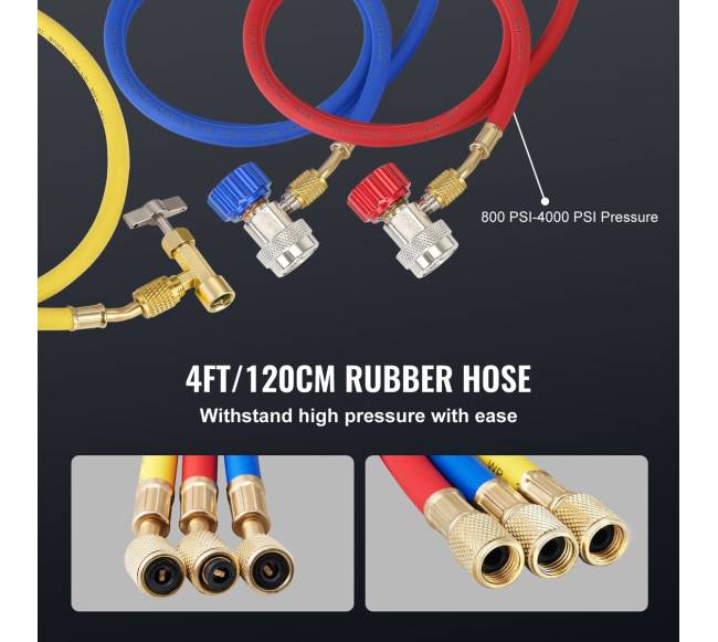 15 AG 3,5 CFM AC vakuuminis siurblys su matuokliais4