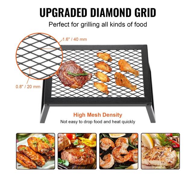 Sulankstomas laužo grilis kempingui4