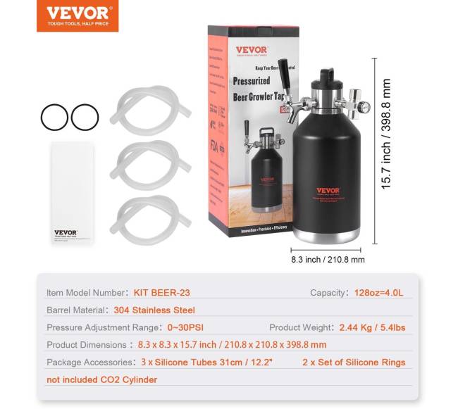 Alaus pilstymo sistema 4L mini statinė6