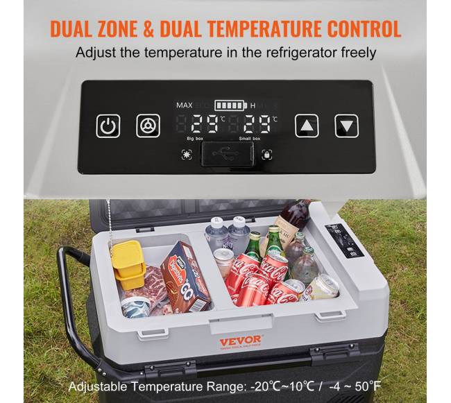 Nešiojamas automobilio šaldytuvas - šaldiklis 53L2