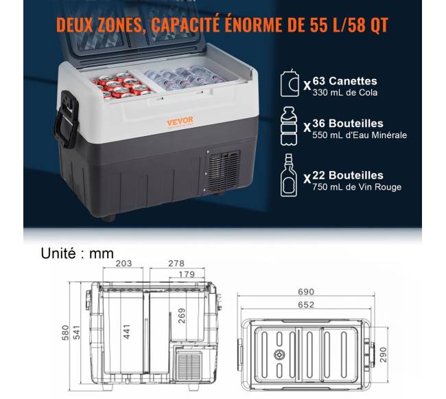 Nešiojamas šaldytuvas šaldiklis automobiliui ir namams4