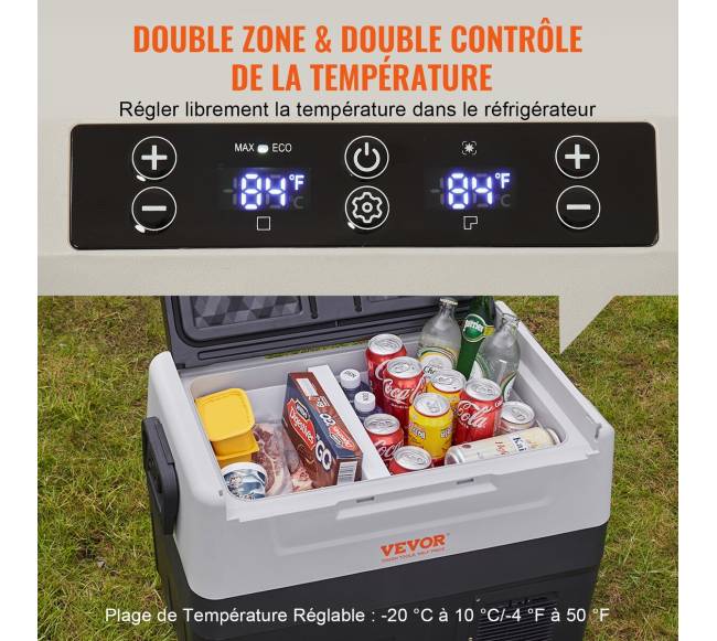 Nešiojamas automobilinis šaldytuvas ir šaldiklis 35L2