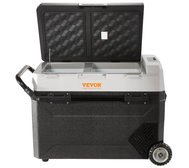 Nešiojamas automobilių šaldytuvas - šaldiklis 38L dviguba zona9